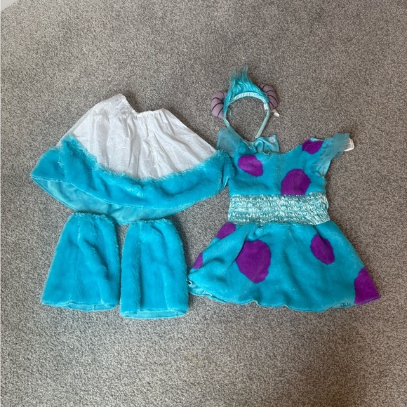 Disney | Costumes | Monsters Inc University Pixar Girls Sully Dress ...